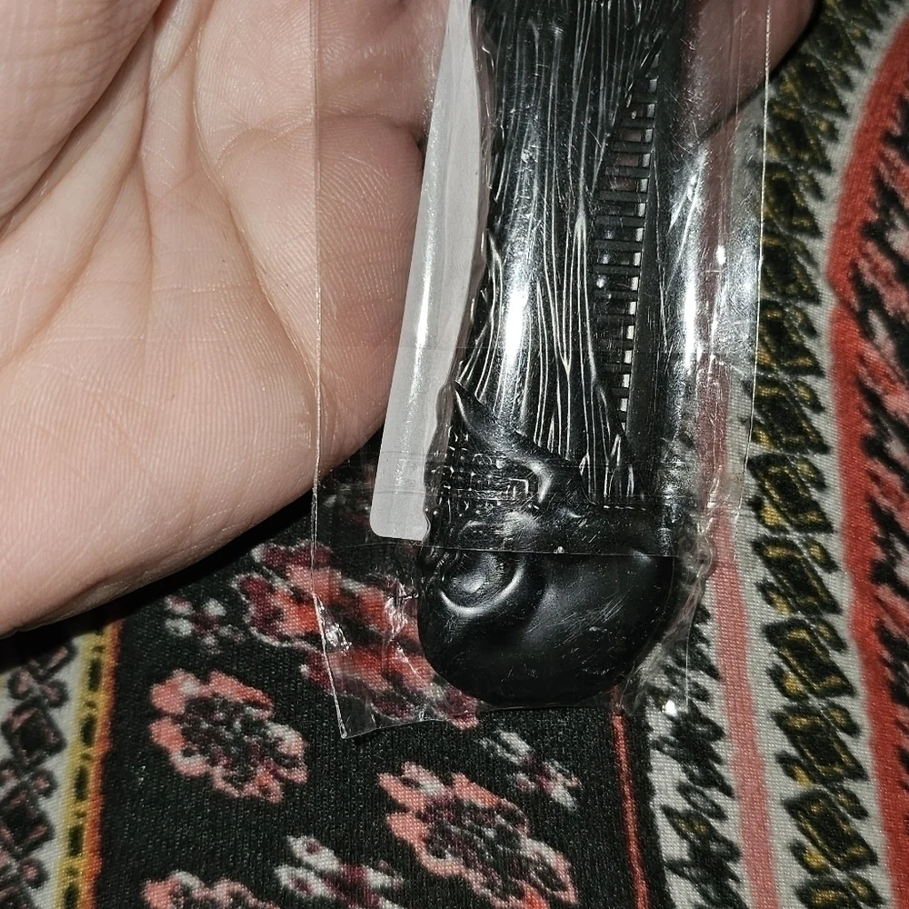 Vintage Skull Pattern Portable Folding Comb Beard Styling Comb Mini Pocket Size